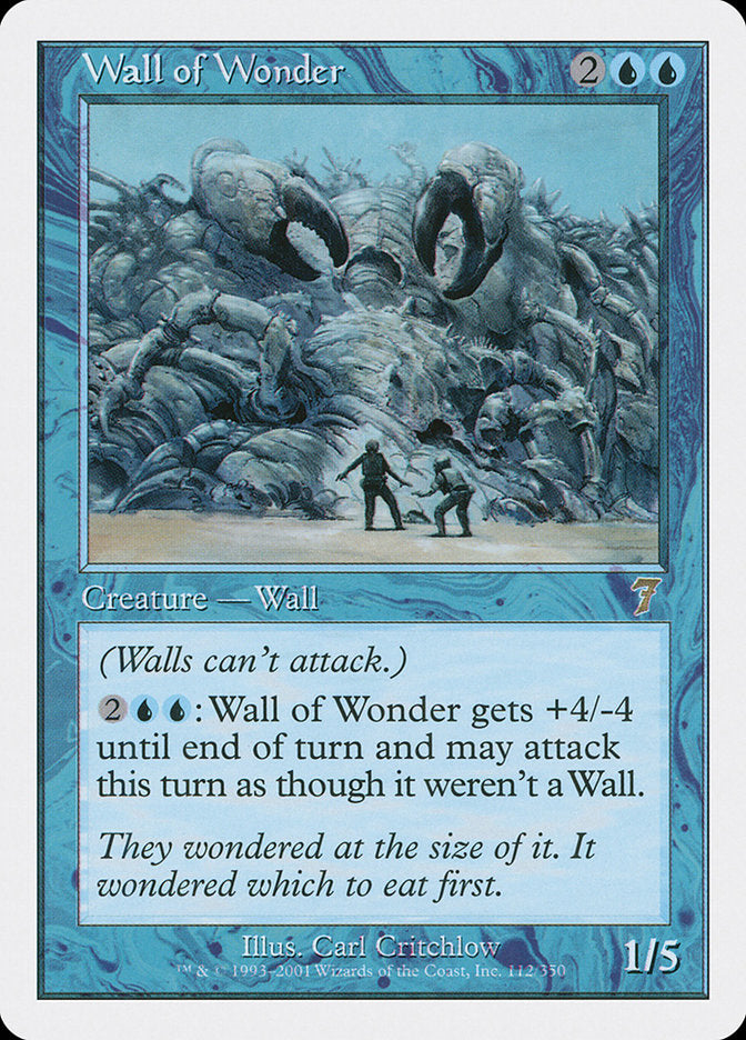 Wall of Wonder [Seventh Edition] | D20 Games