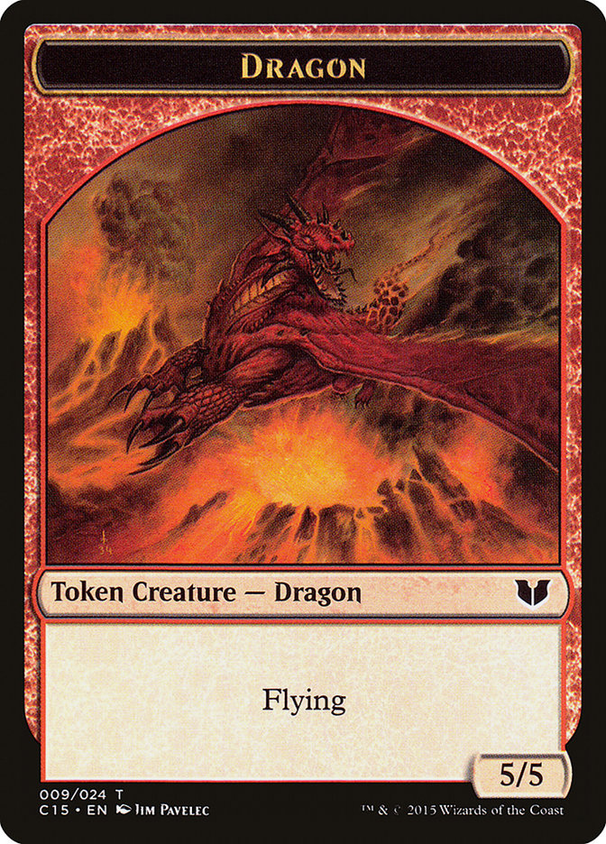 Dragon // Dragon Double-Sided Token [Commander 2015 Tokens] | D20 Games