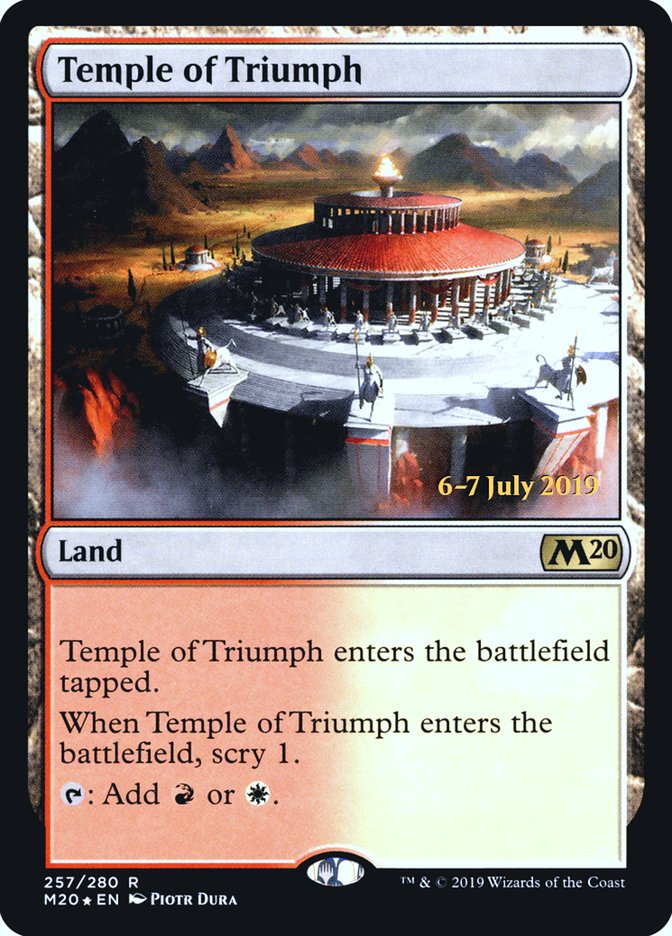 Temple of Triumph  [Core Set 2020 Prerelease Promos] | D20 Games