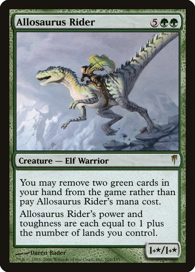 Allosaurus Rider [Coldsnap] | D20 Games