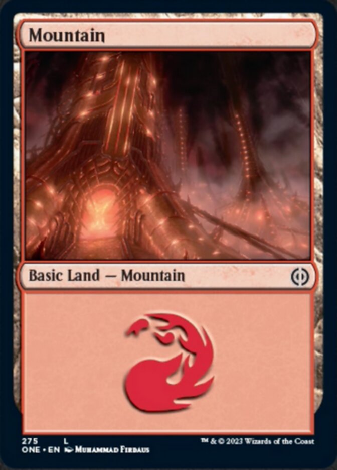 Mountain (275) [Phyrexia: All Will Be One] | D20 Games