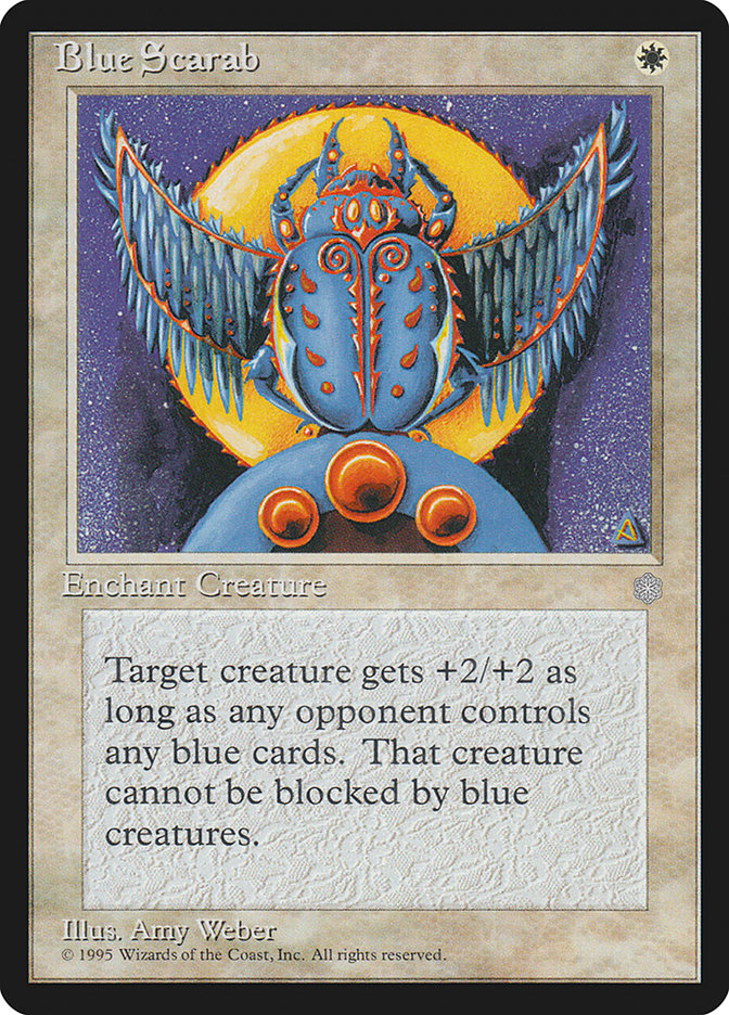 Blue Scarab [Ice Age] | D20 Games