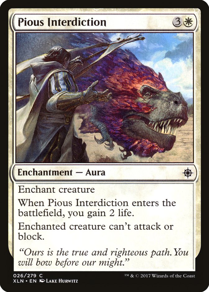 Pious Interdiction [Ixalan] | D20 Games