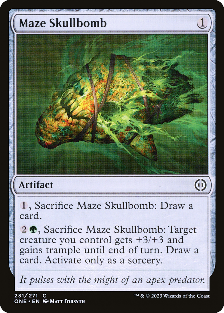 Maze Skullbomb [Phyrexia: All Will Be One] | D20 Games