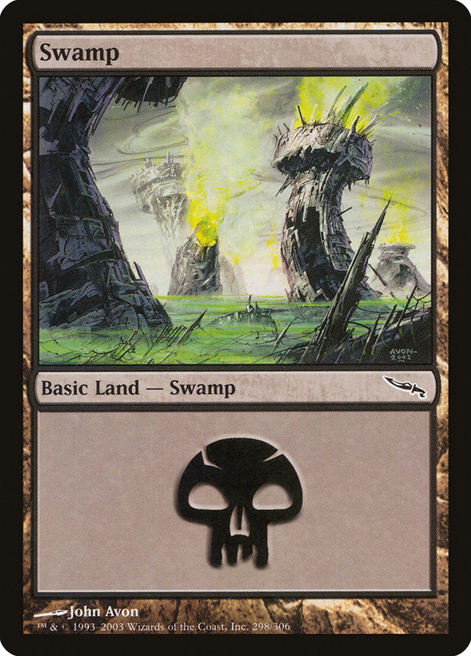 Swamp (298) [Mirrodin] | D20 Games