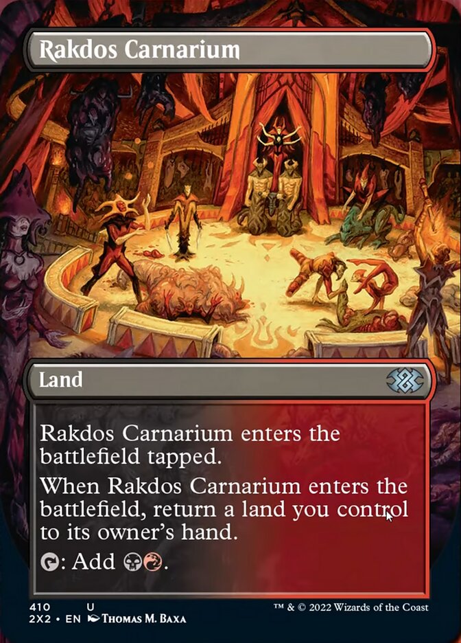 Rakdos Carnarium (Borderless Alternate Art) [Double Masters 2022] | D20 Games