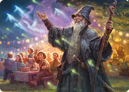 Gandalf, Friend of the Shire Art Card [The Lord of the Rings: Tales of Middle-earth Art Series] | D20 Games