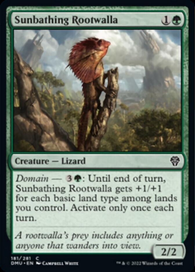 Sunbathing Rootwalla [Dominaria United] | D20 Games