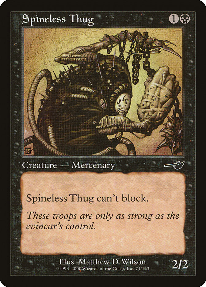 Spineless Thug [Nemesis] | D20 Games