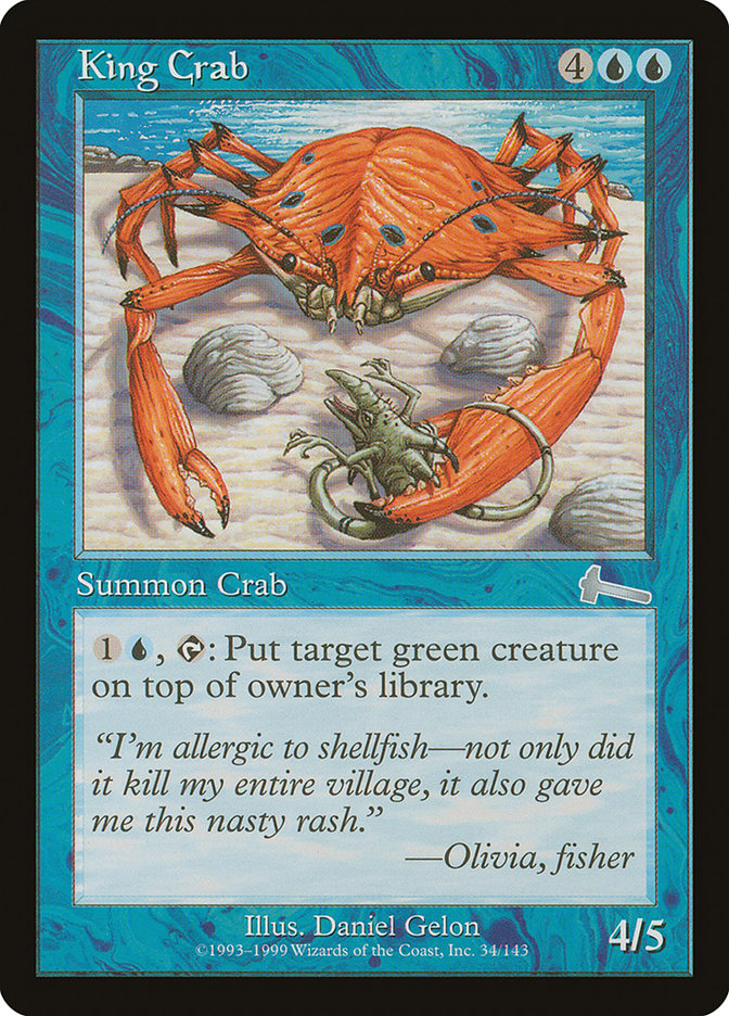 King Crab [Urza's Legacy] | D20 Games