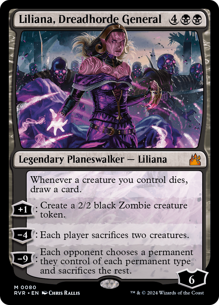 Liliana, Dreadhorde General [Ravnica Remastered] | D20 Games