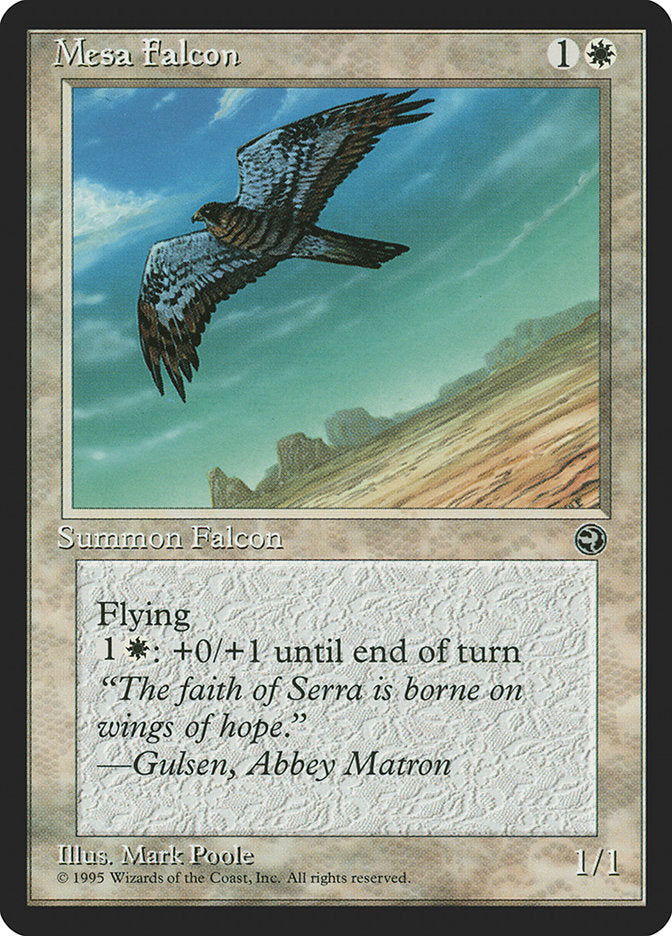 Mesa Falcon (Gulsen Flavor Text) [Homelands] | D20 Games