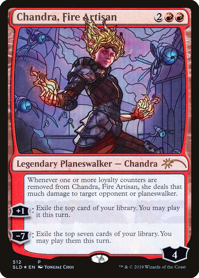 Chandra, Fire Artisan (Stained Glass) [Secret Lair Drop Promos] | D20 Games