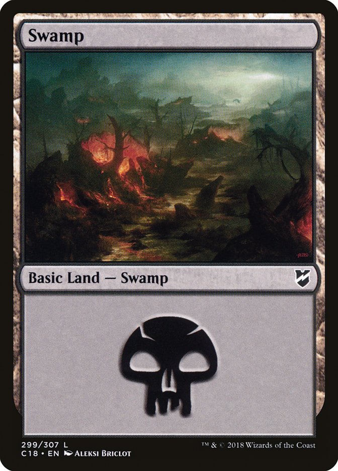 Swamp (299) [Commander 2018] | D20 Games