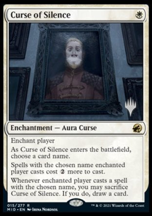 Curse of Silence (Promo Pack) [Innistrad: Midnight Hunt Promos] | D20 Games