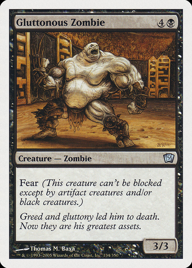 Gluttonous Zombie [Ninth Edition] | D20 Games