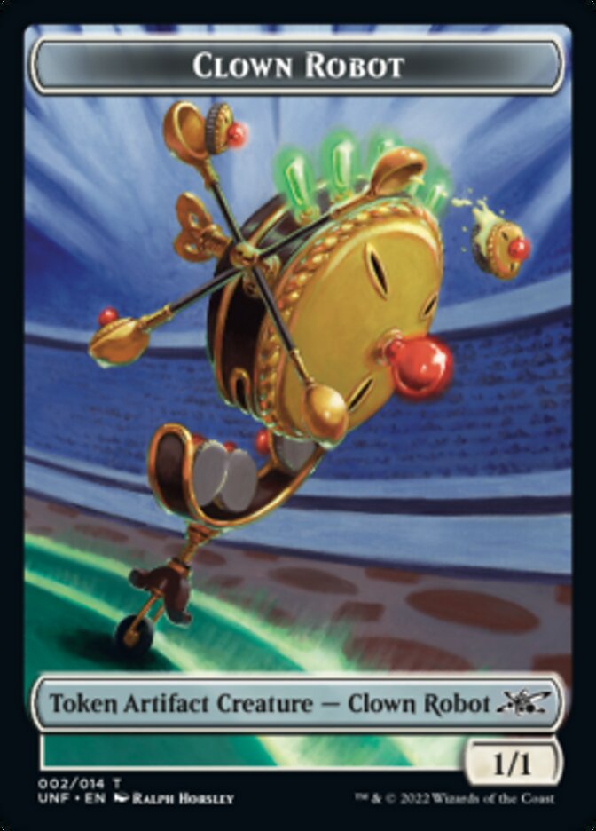 Clown Robot (002) Token [Unfinity Tokens] | D20 Games