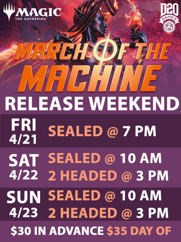 Release March Machine 2HG 3pm ticket - Sun, 23 2023