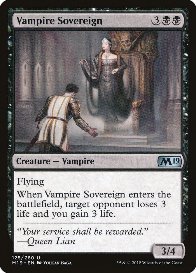 Vampire Sovereign [Core Set 2019] | D20 Games