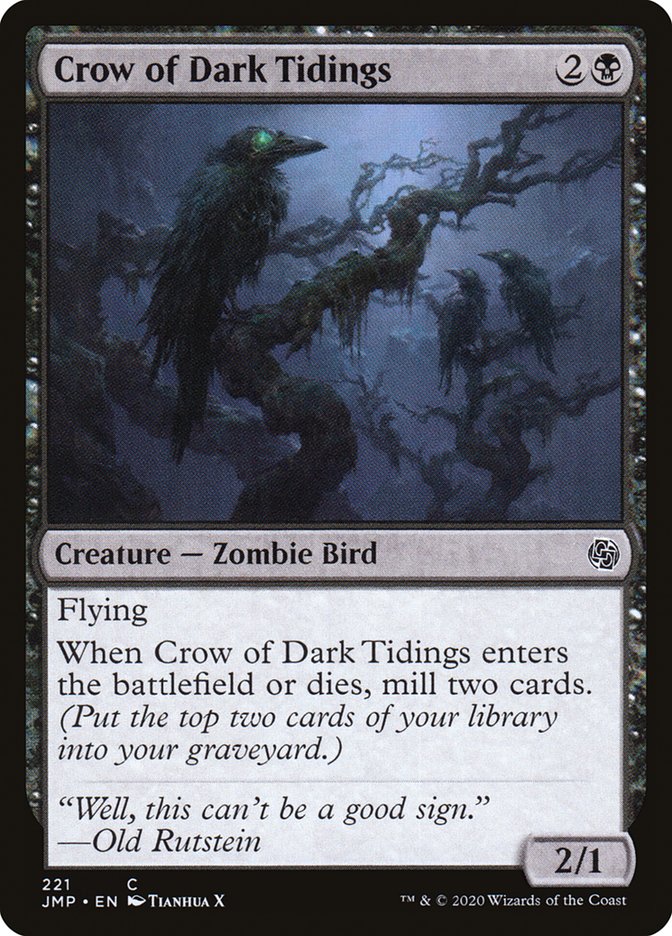 Crow of Dark Tidings [Jumpstart] | D20 Games