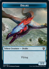 Drake // Elemental (002) Token [Commander 2021 Tokens] | D20 Games