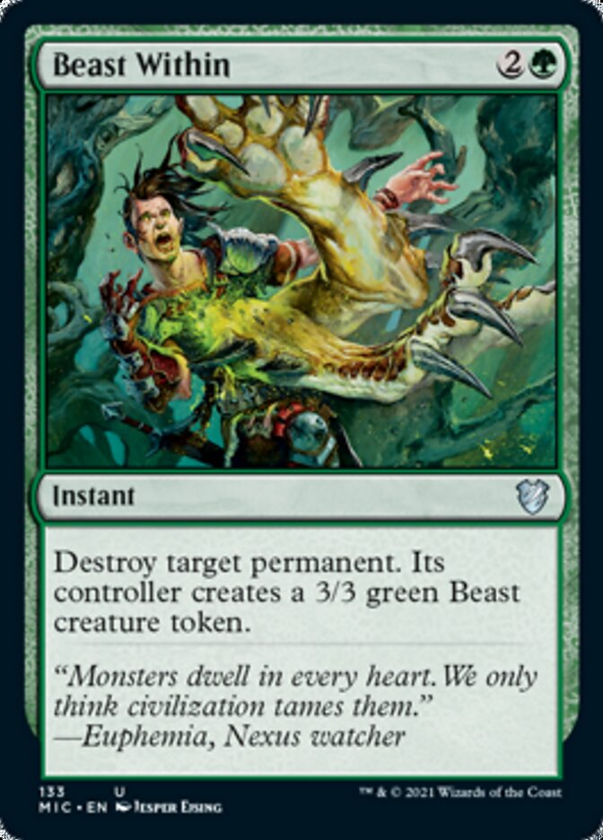 Beast Within [Innistrad: Midnight Hunt Commander] | D20 Games