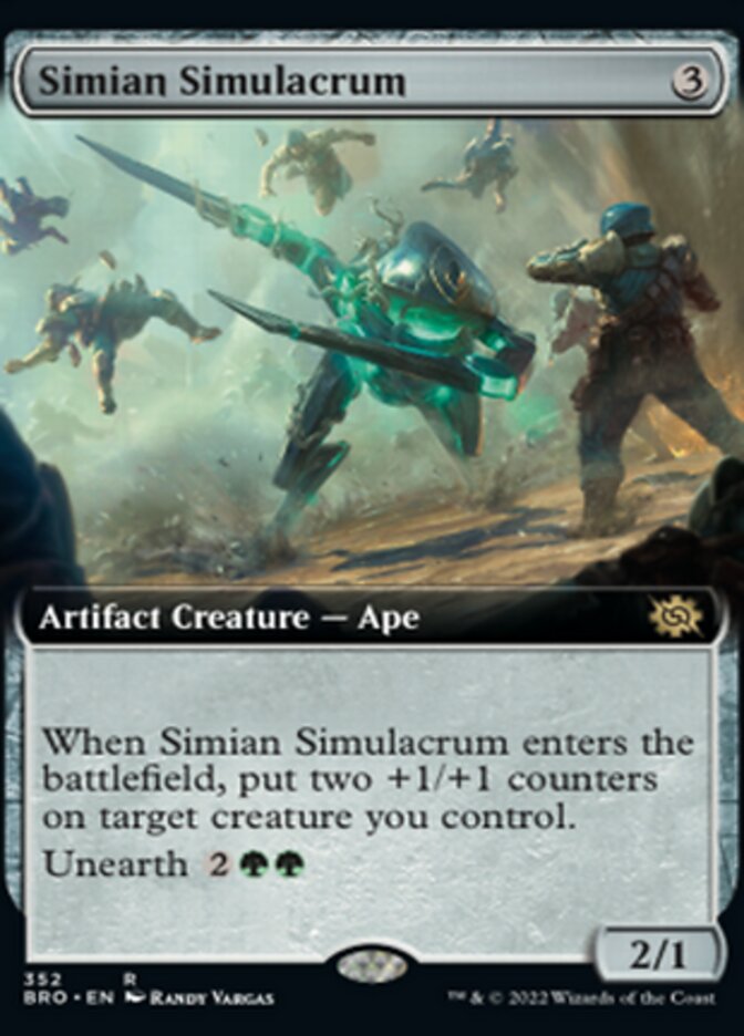 Simian Simulacrum (Extended Art) [The Brothers' War] | D20 Games