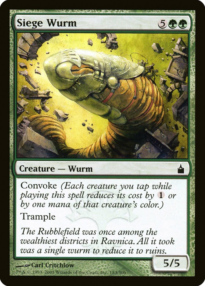 Siege Wurm [Ravnica: City of Guilds] | D20 Games