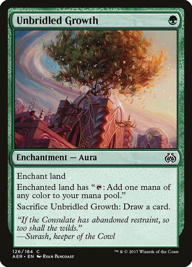 Unbridled Growth [Aether Revolt] | D20 Games