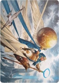 Linvala, Shield of Sea Gate Art Card [Zendikar Rising Art Series] | D20 Games