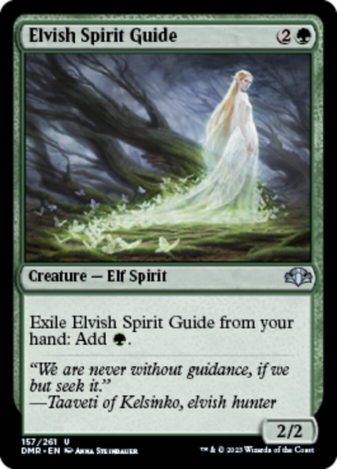 Elvish Spirit Guide [Dominaria Remastered] | D20 Games