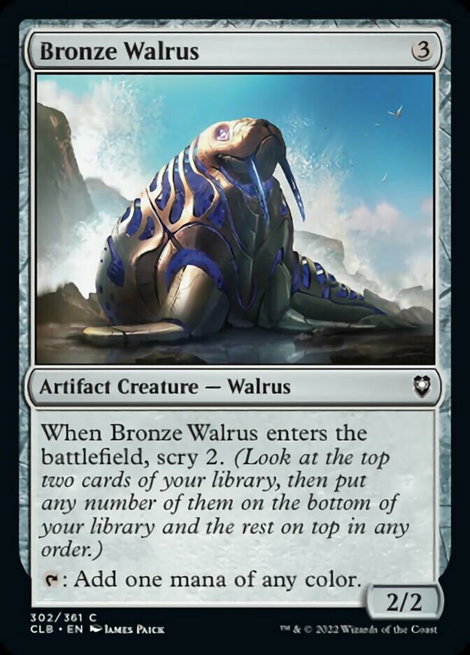 Bronze Walrus [Commander Legends: Battle for Baldur's Gate] | D20 Games