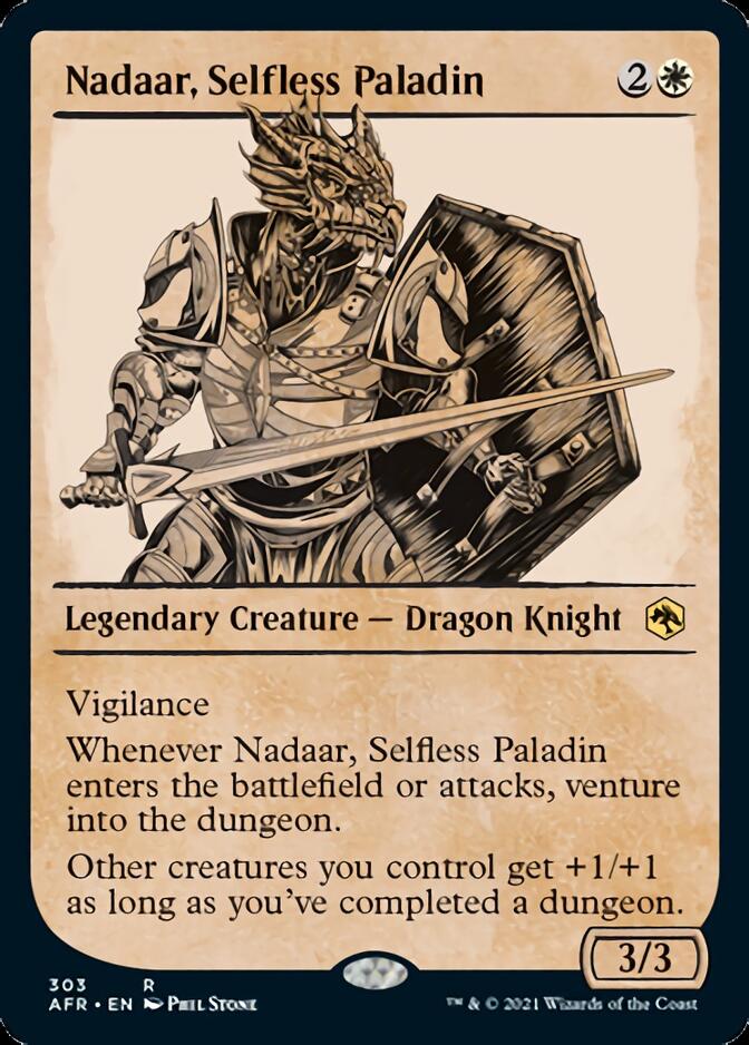 Nadaar, Selfless Paladin (Showcase) [Dungeons & Dragons: Adventures in the Forgotten Realms] | D20 Games