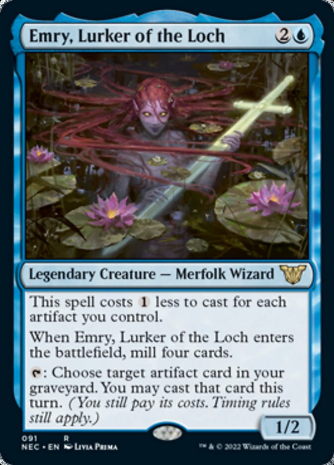 Emry, Lurker of the Loch [Kamigawa: Neon Dynasty Commander] | D20 Games