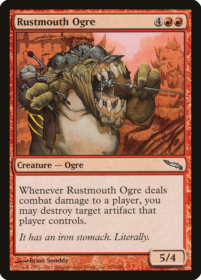 Rustmouth Ogre [Mirrodin] | D20 Games