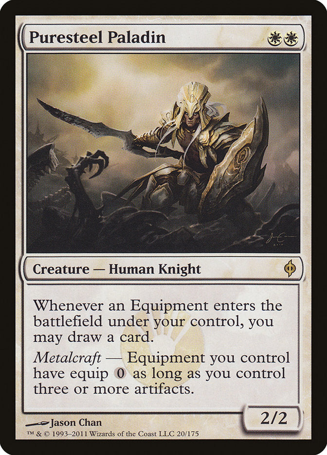 Puresteel Paladin [New Phyrexia] | D20 Games