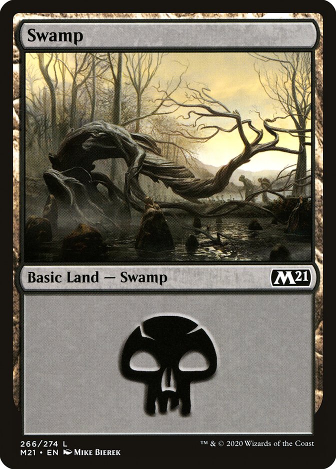 Swamp (266) [Core Set 2021] | D20 Games