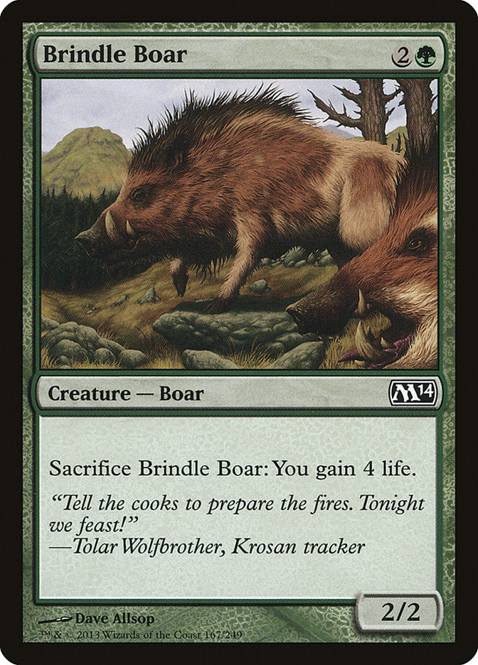 Brindle Boar [Magic 2014] | D20 Games