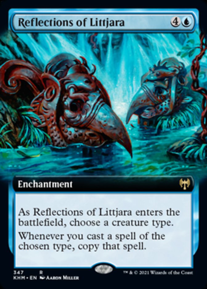 Reflections of Littjara (Extended Art) [Kaldheim] | D20 Games