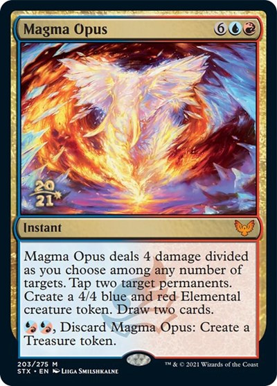 Magma Opus [Strixhaven: School of Mages Prerelease Promos] | D20 Games