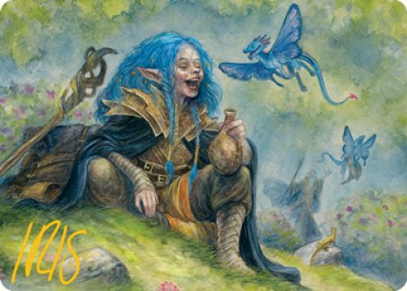 Feywild Trickster Art Card (Gold-Stamped Signature) [Dungeons & Dragons: Adventures in the Forgotten Realms Art Series] | D20 Games