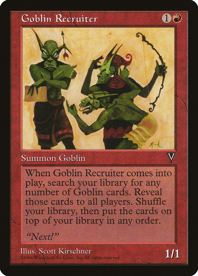 Goblin Recruiter [Visions] | D20 Games