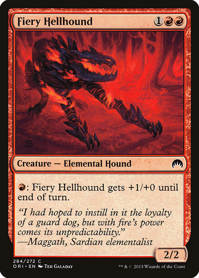 Fiery Hellhound [Magic Origins] | D20 Games