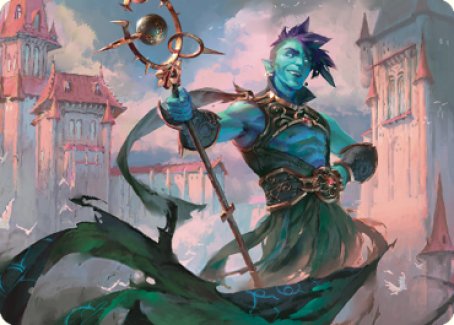 Haughty Djinn Art Card [Dominaria United Art Series] | D20 Games