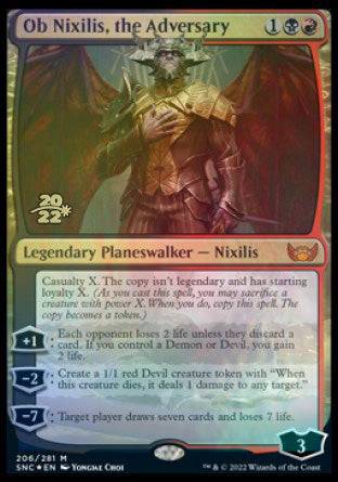 Ob Nixilis, the Adversary [Streets of New Capenna Prerelease Promos] | D20 Games