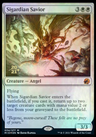 Sigardian Savior [Innistrad: Midnight Hunt Prerelease Promos] | D20 Games