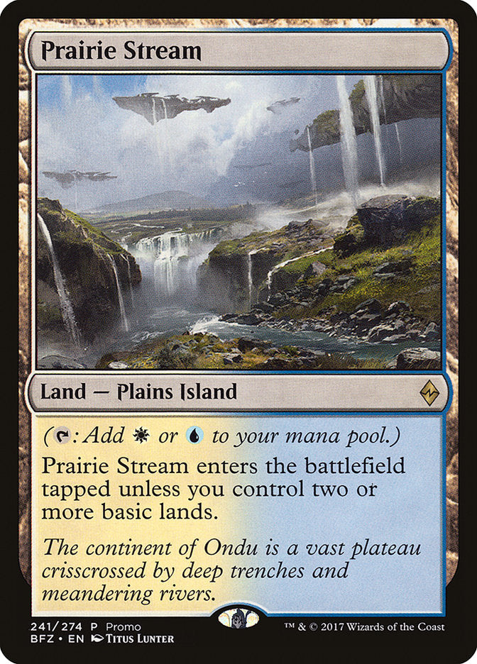 Prairie Stream (Promo) [Battle for Zendikar Standard Series] | D20 Games