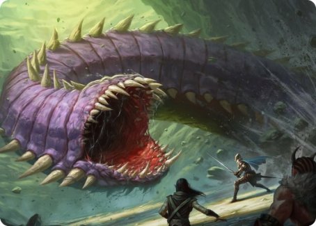 Purple Worm Art Card [Dungeons & Dragons: Adventures in the Forgotten Realms Art Series] | D20 Games