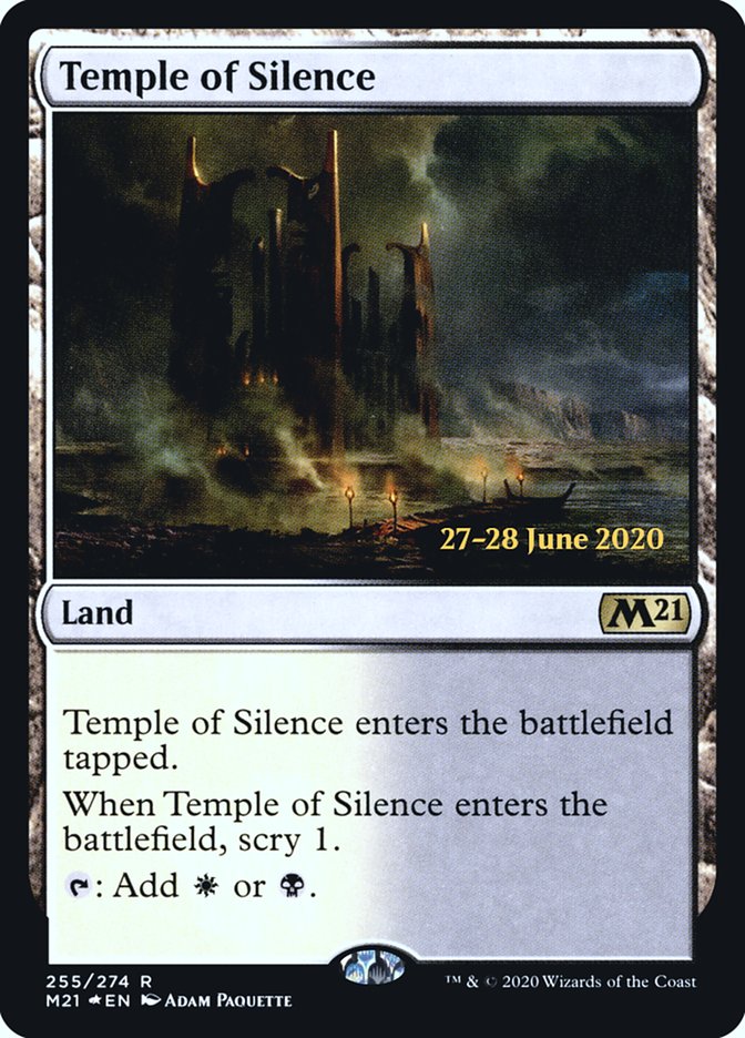 Temple of Silence  [Core Set 2021 Prerelease Promos] | D20 Games