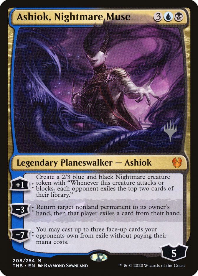 Ashiok, Nightmare Muse (Promo Pack) [Theros Beyond Death Promos] | D20 Games